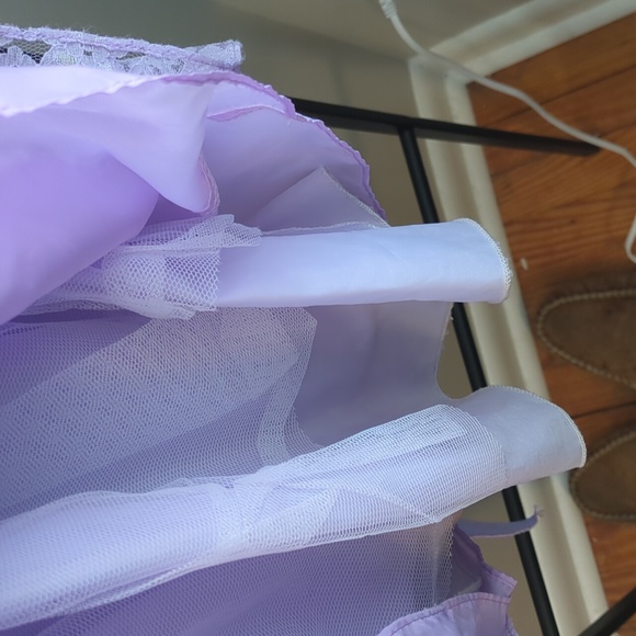 CRAYON KIDS 4T purple lace party dress - Picture 7 of 8